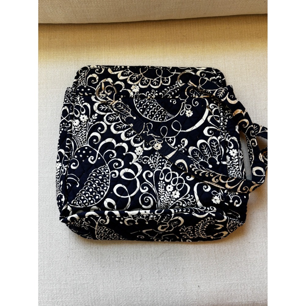 Vera Bradley Night and Day Hipster Crossbody Bag Retired Floral Paisley Quilted